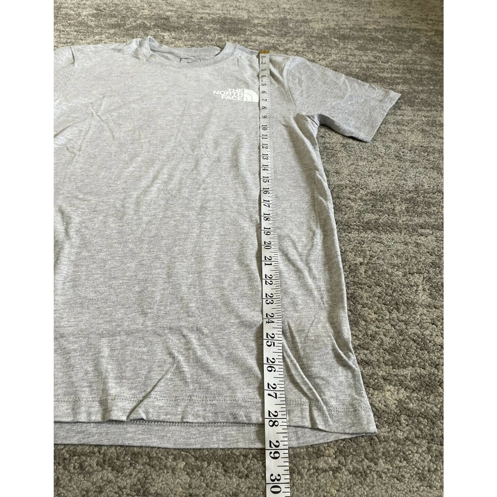 The North Face Mens S Tee Shirt Gray Logo Never Stop Exploring NWT L9 - Picture 5 of 8